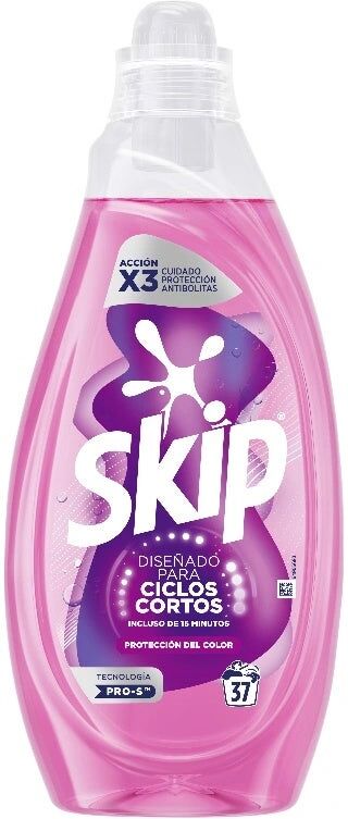 SKIP Detergente Liquido Ciclos Cortos Proteccion Del Color 37 Lavados