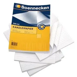 Soennecken, Kopierpapier, Kanzleipapier Papierformat: DIN A3 Ausführung der Lineatur: liniert (A3, 250 Blätter, 80 g/m2)