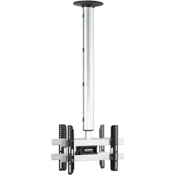 VCM Universal VESA TV Deckenhalterung CM3 Maxi Double (Decke, 50 kg, 50" - 93.70"), TV Wandhalterung, Silber