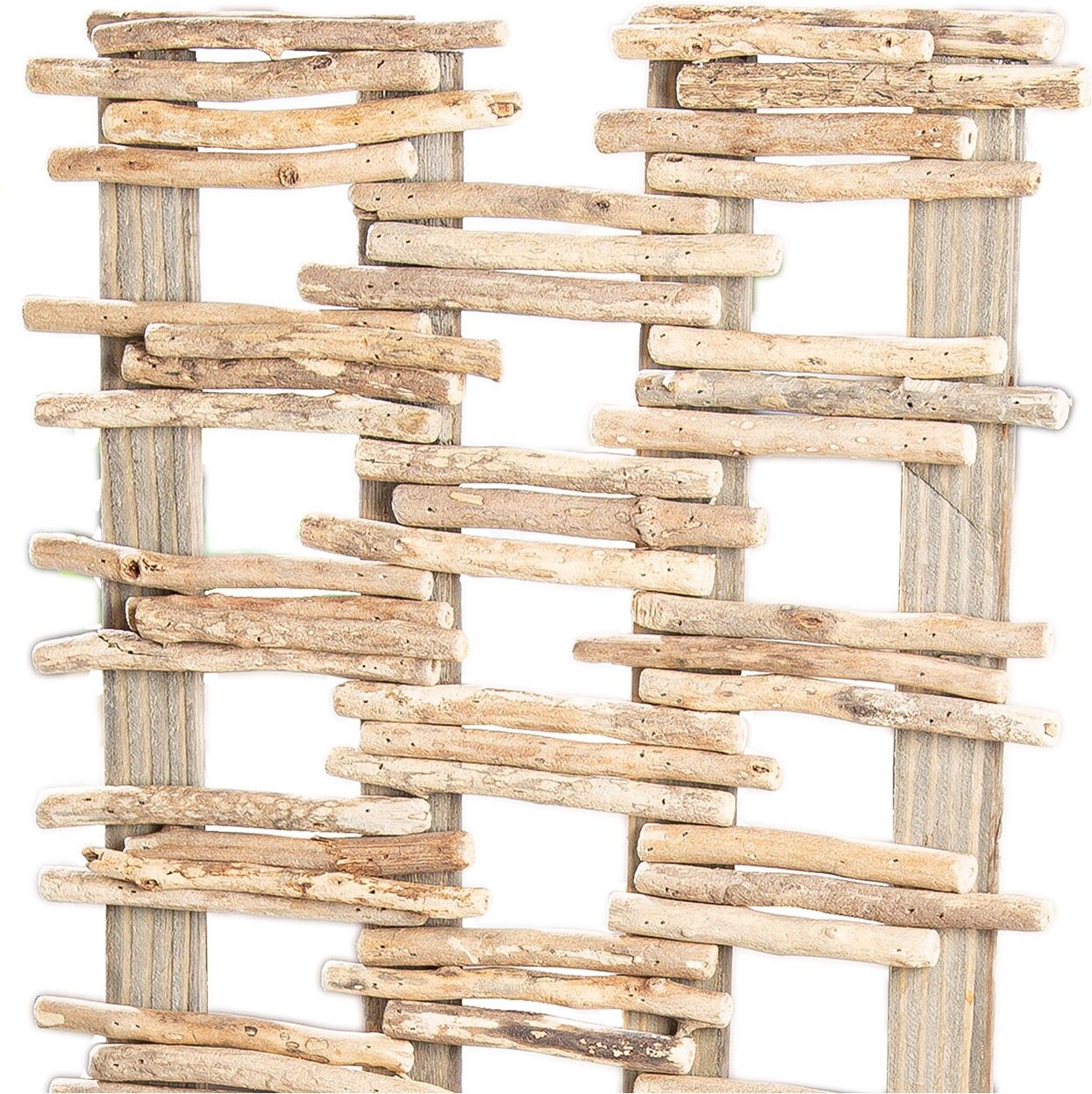 Skulptur GILDE "Standrelief Scenario", braun (naturfarben), B:38cm H:115cm T:12cm, Holzwerkstoff, Dekofiguren, Skulptur