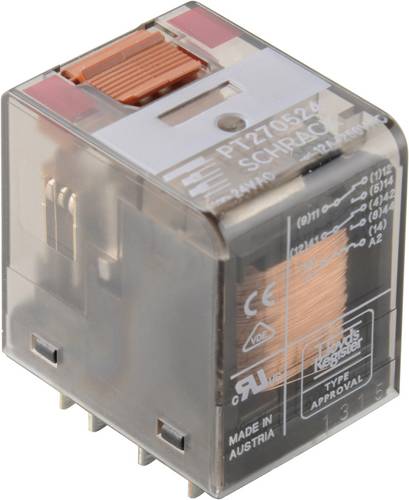 TE Connectivity PT570024 Miniaturrelais 24 V/DC 6A 4 Wechsler 1St.