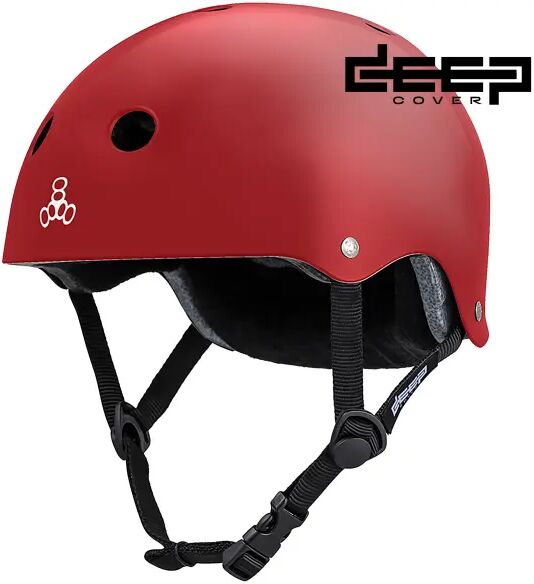 Helm Triple Eight Deep Cover (XS-S - Red Glossy)