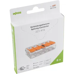 WAGO Verbindungsklemme 4mm2,transparent 221-415/995-008