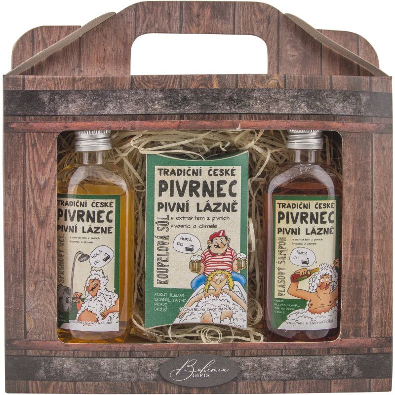 Bohemia Gifts Beer coffret cadeau pour le bain pour homme