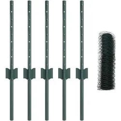 vidaXL, Gartenzaun, Heinsenhof (3,6 cm Maschenweite)