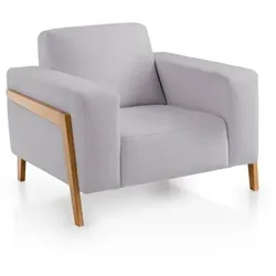 Exxpo by Gala Sessel Starr Stoff Light Grey