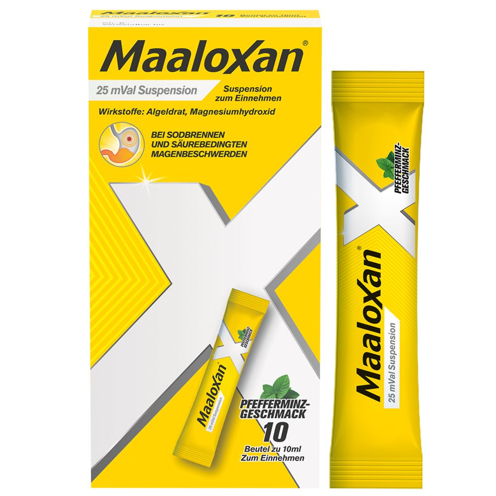 Maaloxan 25 mVal Suspension 10x10 ml