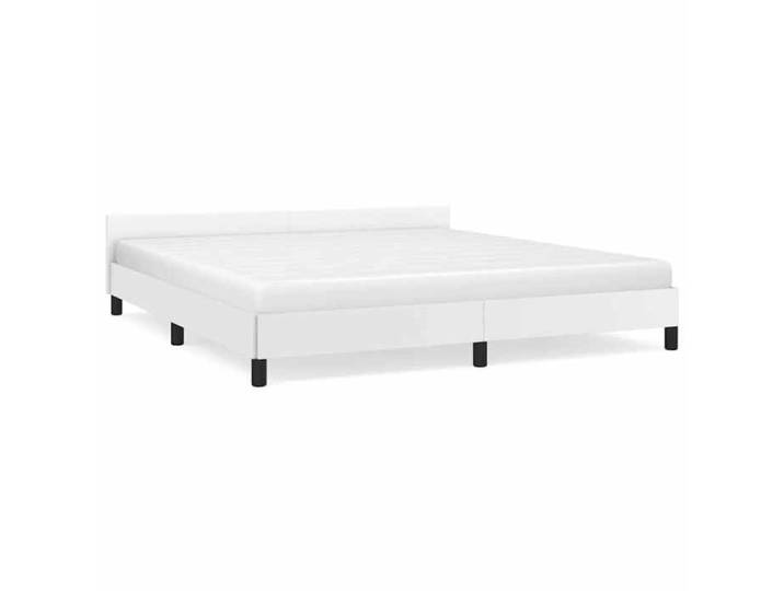 ESTINK® Structure de lit adulte/enfant - avec tête de lit - sans matelas - blanc 180x200 cm - @735@