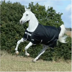 Bucas Anniversary Turnout 150 Stay-Dry SD Abschwitzfunktion Outdoordecke Black/Silver, Größe: 165