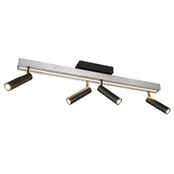 Trio LED-Strahler Zeno Metall Grau Alu