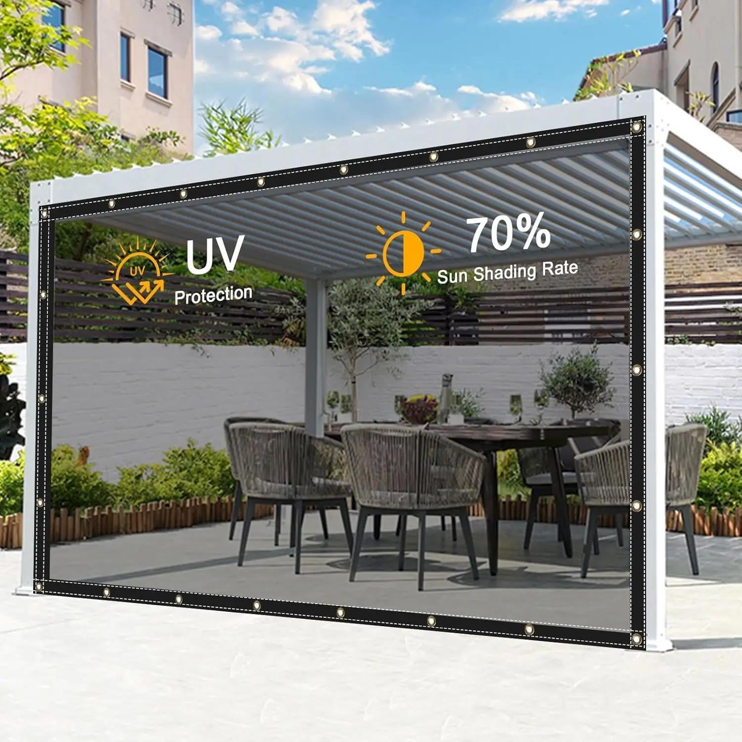 StarTech PVC zeildoek - Donkergrijs - 4 x 4 meter