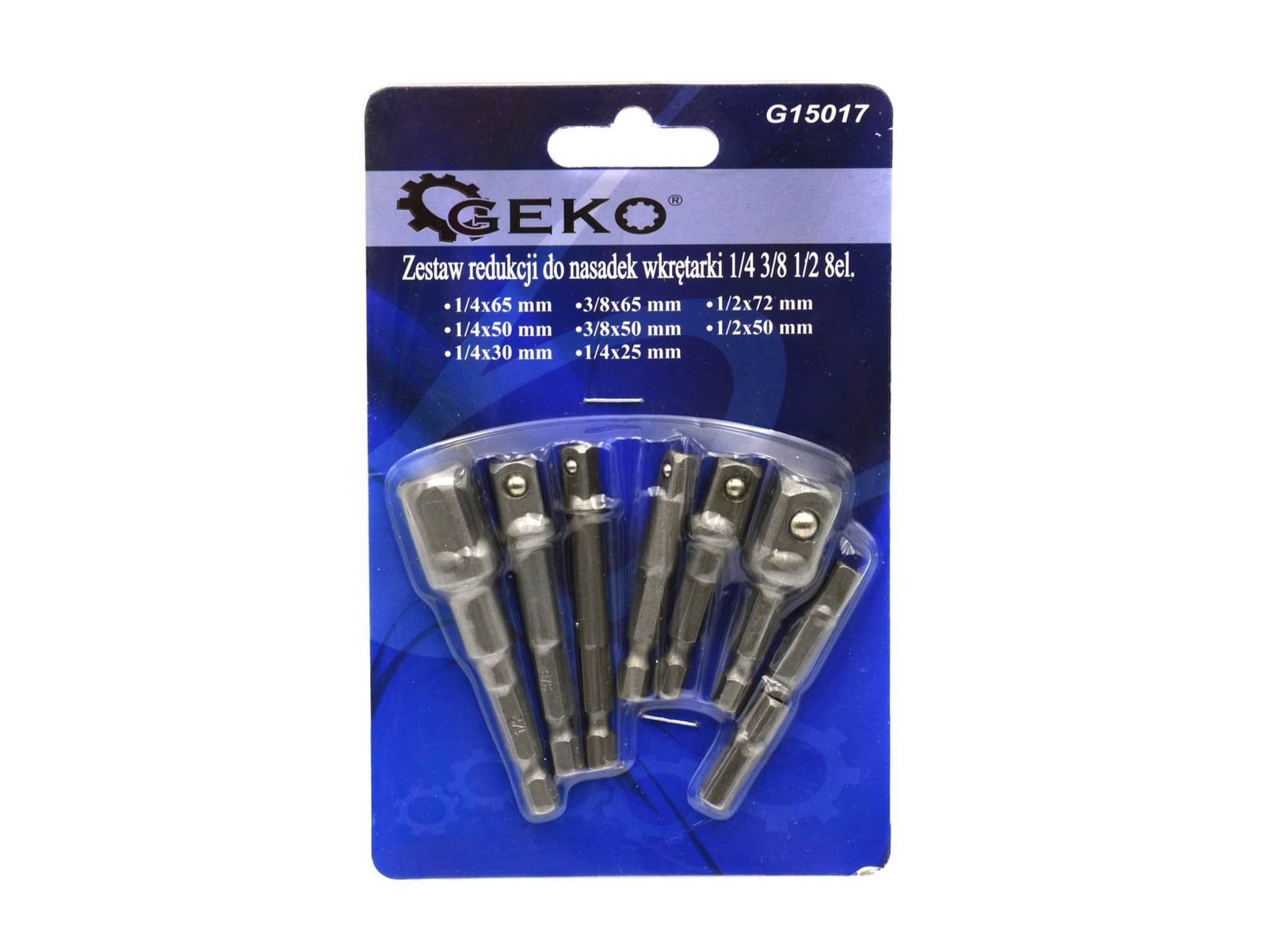 Geko 8 stuks adapters voor vierkante openingen