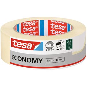 Tesa Kreppband 05279, Masking Economy, 38mm x 50m, für Innen