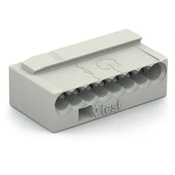 Wago 243-308 MICRO-Verbindungsdosenklemme,für eindrähtige Leiter,Ø max. 0,8 mm,lichtgrau 243308  - 50 Stück