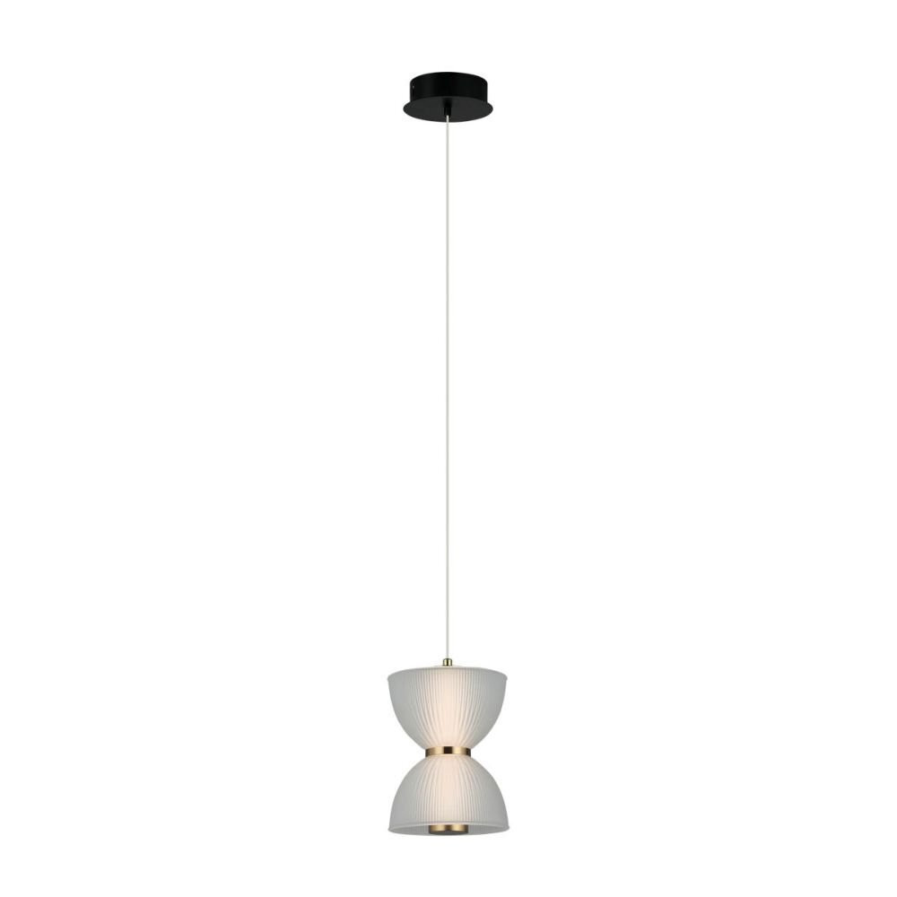 Italux LED-hanglamp PND-83949-1-BK 8W