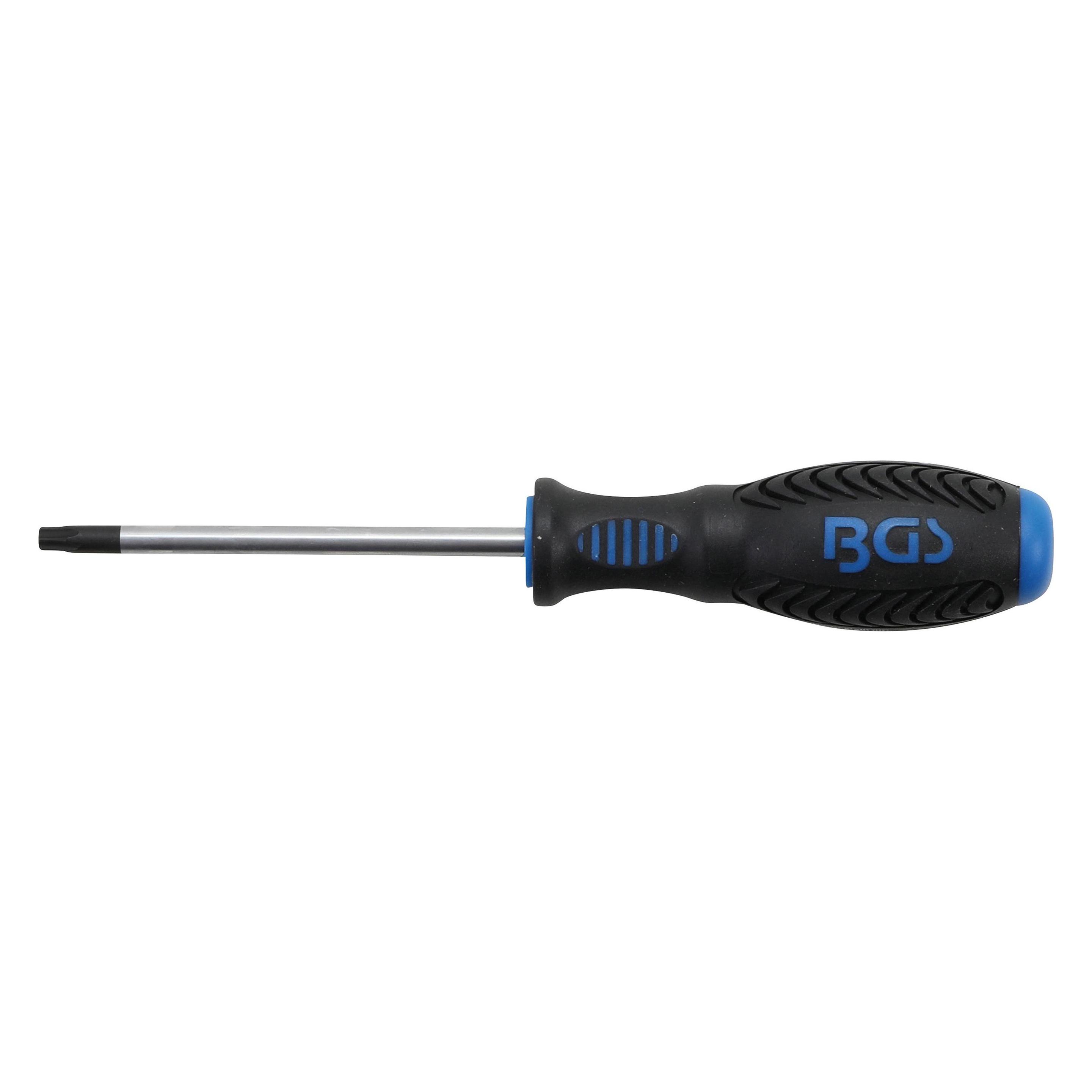 BGS Schraubendreher T-Profil (für Torx) mit Bohrung T30 Klingenlänge 100 mm (T-profil) (7849-T30)