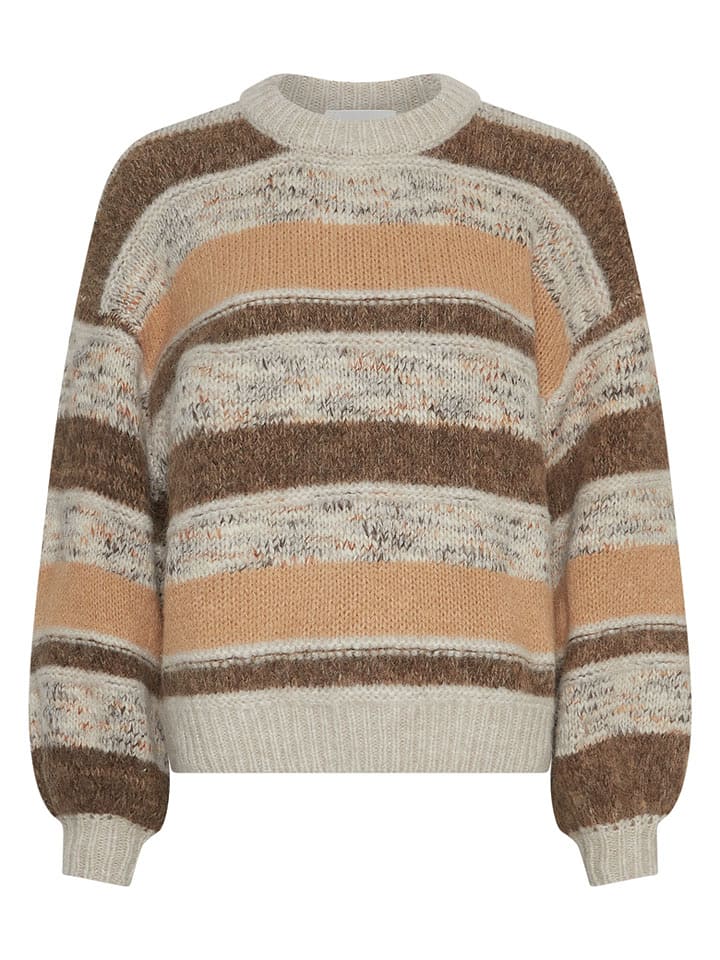 MOSS COPENHAGEN Pullover "Constance" in Taupe/ Beige - S/M