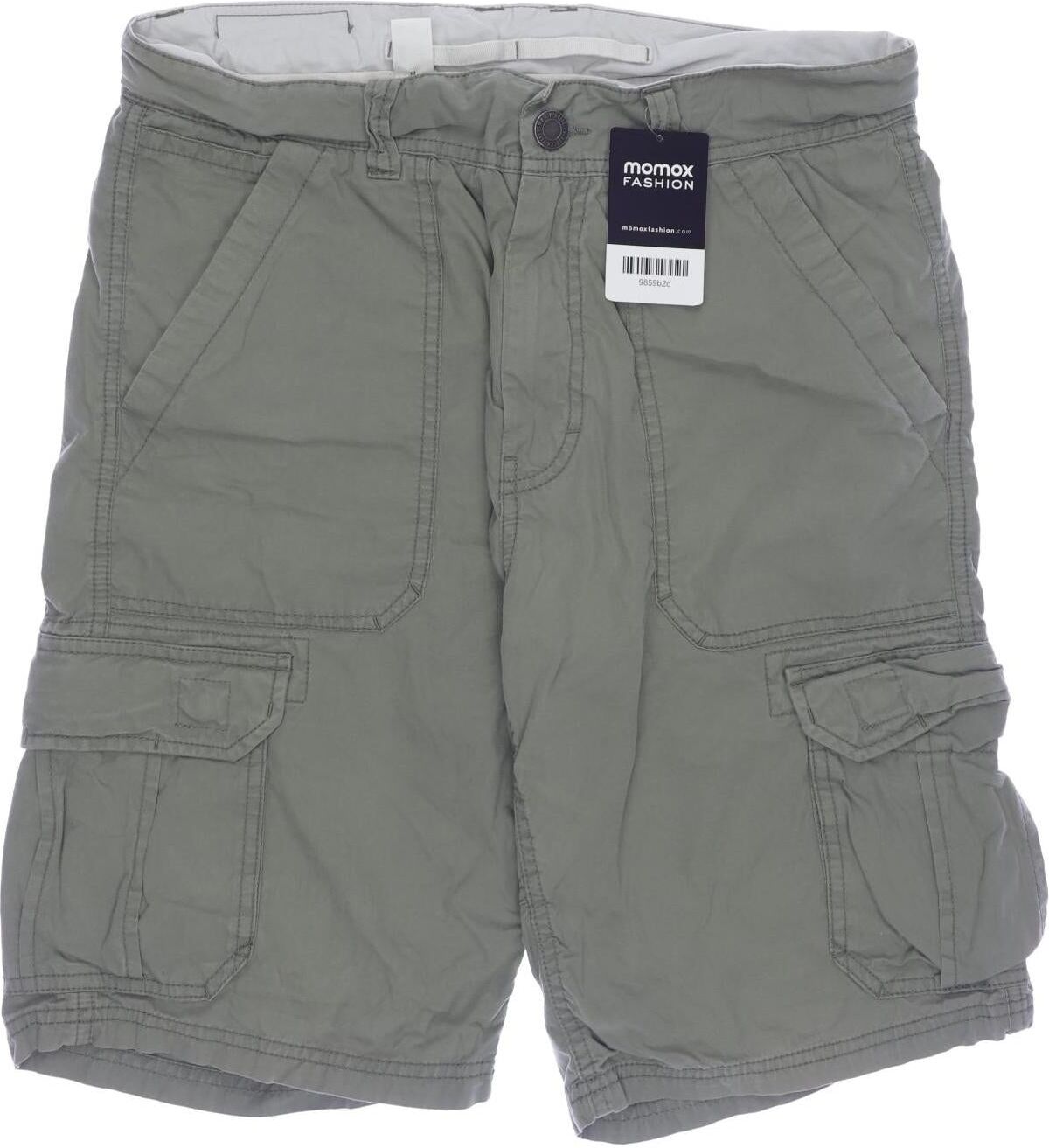 O Neill Herren Shorts, Grün, Gr. W30, Baumwolle - Second Hand