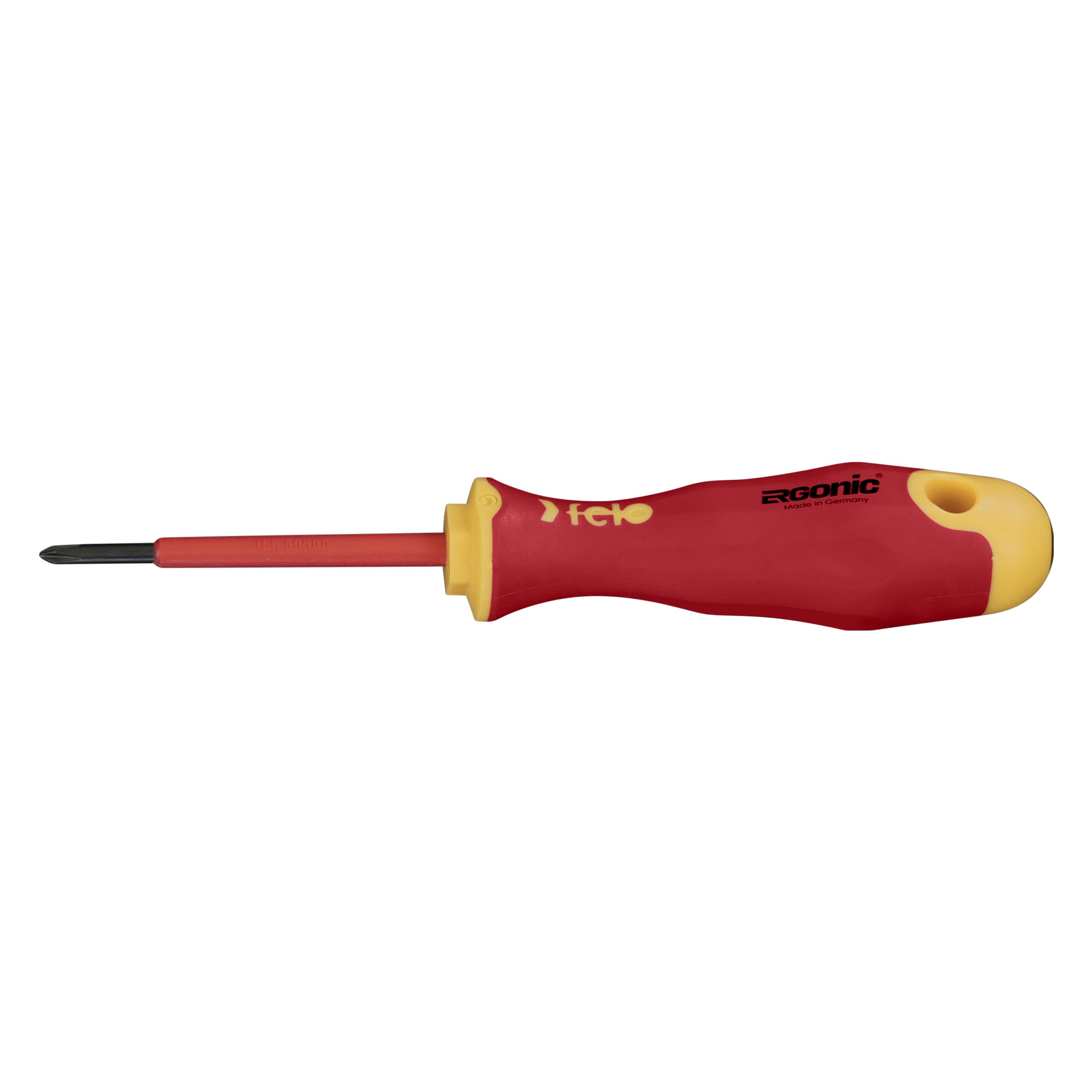 Felo Ergonic Ph0 x 60mm insulated Phillips screwdriver (41400190) (41400190)