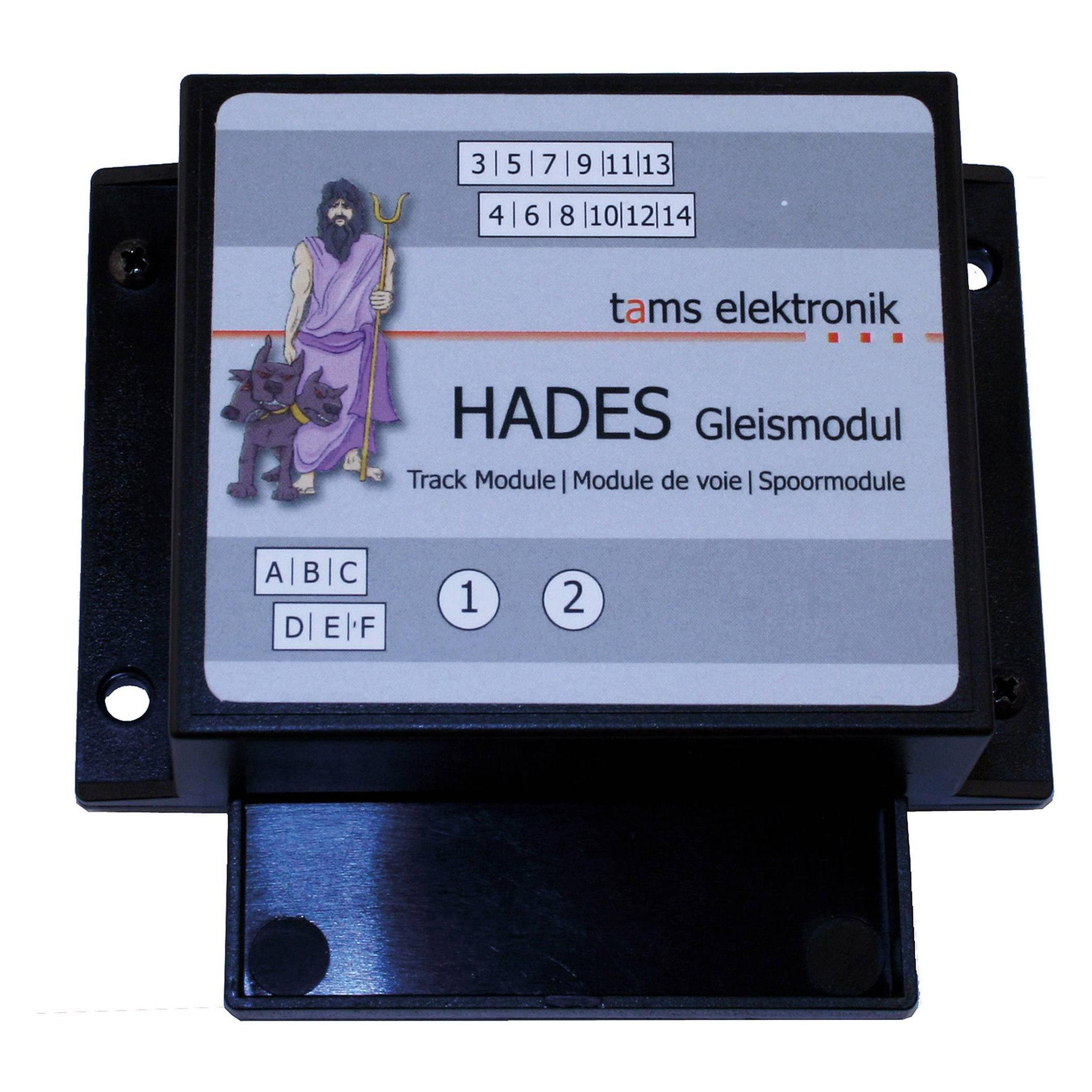 Tams Gehäuse für Schattenbahnhofsteuerung Hades Gleismodul (51-04158-01-C)
