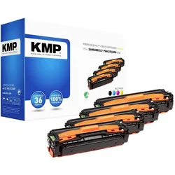 KMP, Toner, 4 SA-T57V schwarz, cyan, magenta, gelb Toner ersetzen SAMSUNG CLT-P504C (SU400A) (BK)