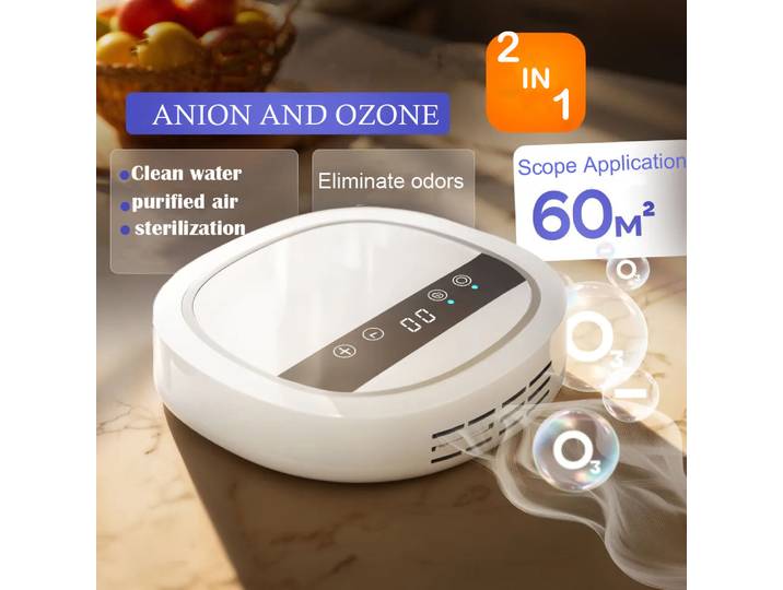 Ologging-Purificateur d'air de voiture, ioniseur d'ozone, générateur, stérilisation, désinfection, air, eau propre, huile, légumes, viande fraîche