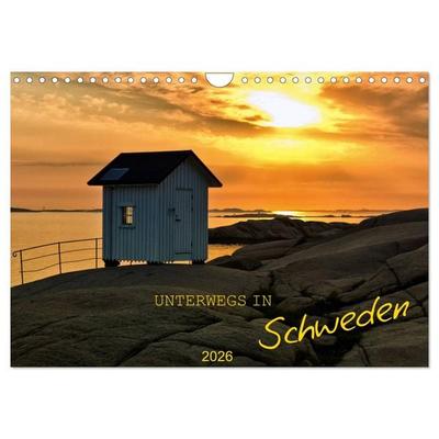 Unterwegs in Schweden (Wandkalender 2026 DIN A4 quer), CALVENDO Monatskalender