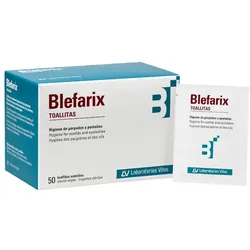 Blefarix, Gesichtsreinigung, Eyelid and Eyelash Wipes (Reinigungstücher Gesicht, 220 g)