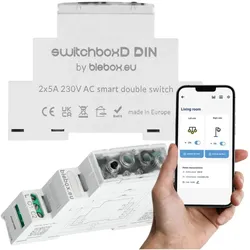 BleBox, Abzweigdose, SchaltkastenD DIN FÜR HUTSCHIENENMONTAGE