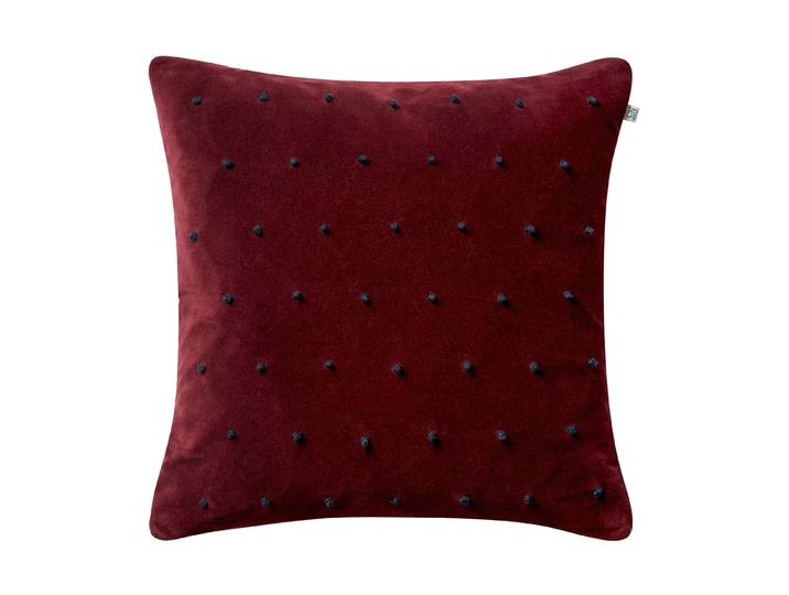 Chhatwal & Jonsson Housse de coussin Roma 50x50 cm Ruby-sea blue