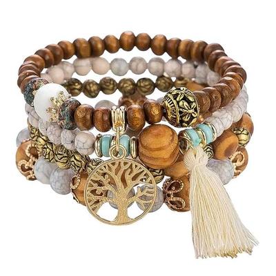 Armband 'Baum des Lebens' beige