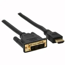 INLINE HDMI-DVI Kabel, HDMI St/DVI 18+1 St, 2m vergoldete Kontakte