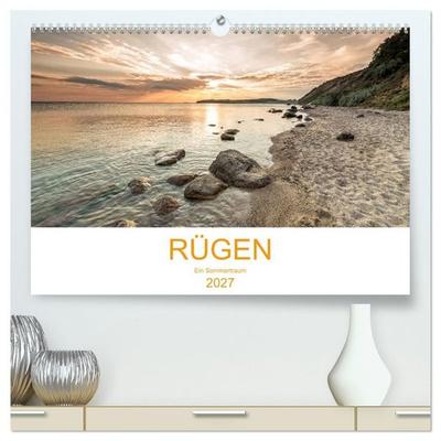 Rügen ein Sommertraum (hochwertiger Premium Wandkalender 2027 DIN A2 quer), Kunstdruck in Hochglanz