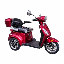 Urban Hopper E-Motorroller Elektro Seniorenmobil 3-Rad Elektroroller Urban Hopper Best Ager Li Rot