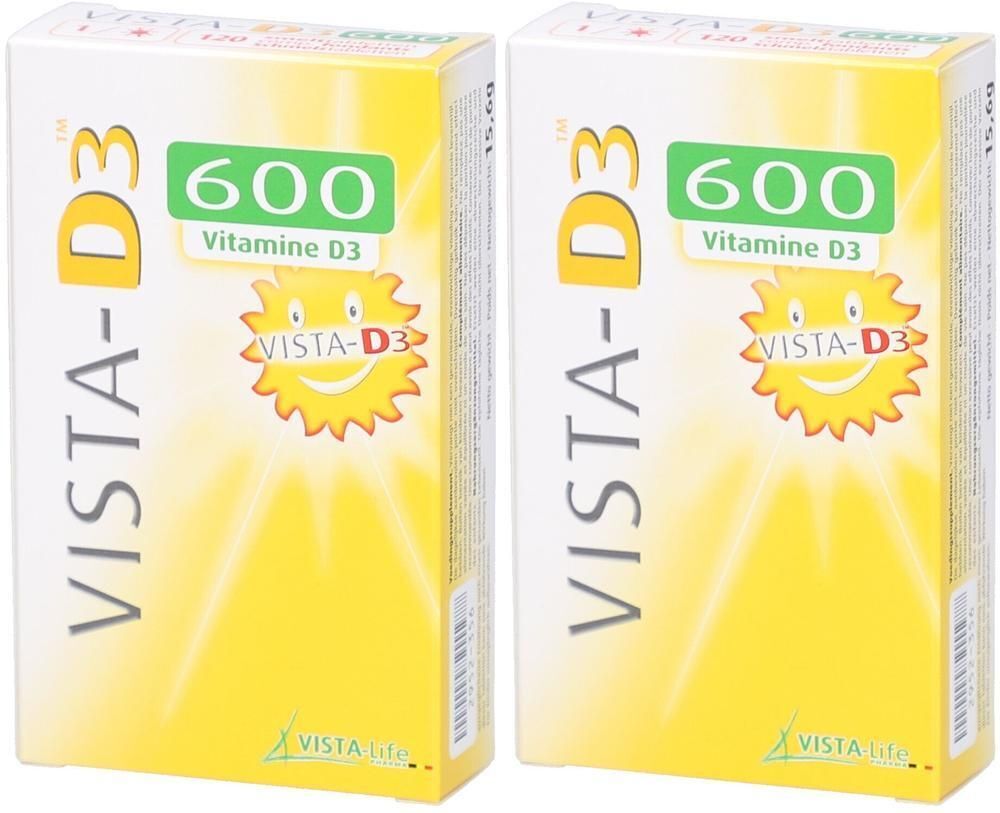 Vista-D3 600 Adult x2 2x120 St Tabletten