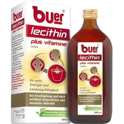 BUER LECITHIN Plus Vitamine flüssig 500 ml Flüssigkeit
