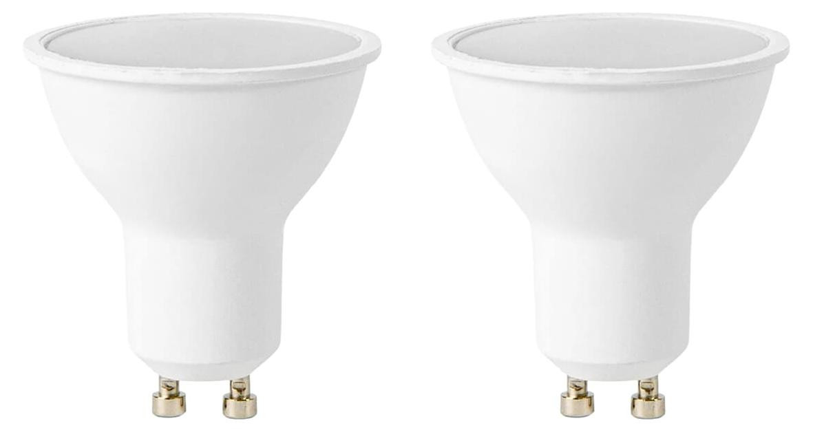 LED Line LED Spot PAR16 GU10 Mat - 3W 240lm 4000K Neutraalwit - 2 stuks