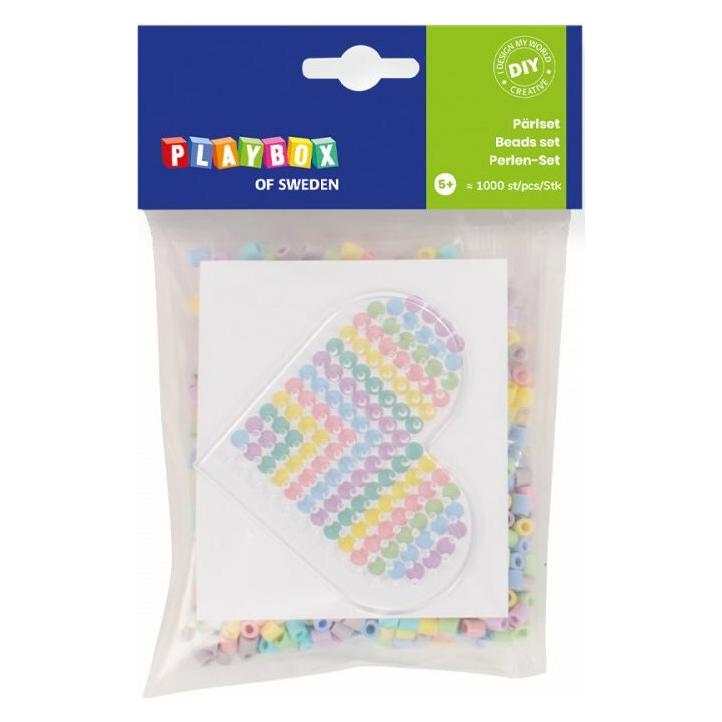 Playbox Bügelperlen kleines Herz Set 1000Stück (2456169)