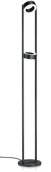 GKS Knapstein LED-Stehleuchte WEGA-S schwarzl 41.994.07 4250035836976