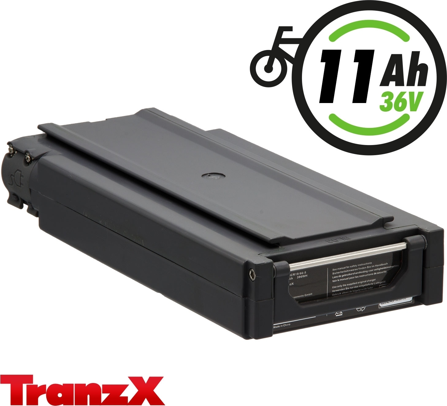 TranzX E-Bike Akku BL03 36V 11Ah für Winora, Sachs, Hercules u.v.m. (ABB036C000301)