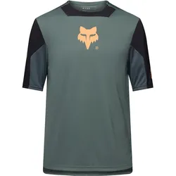 Fox, Unisex, Velotrikot, Yth Defend Ss Jersey Creation (XL), Grün, XL