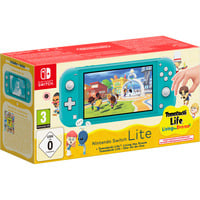 Switch Lite + Tomodachi Life: Wo Träume wahr werden, Spielkonsole türkis