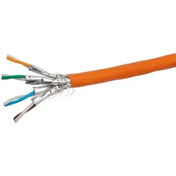 Elmat 11384020 Datenkabel Fairline 4PSC23 1000MHZ S/FTP CAT.7 halogenfrei orange - Preis je Meter - Schnitt