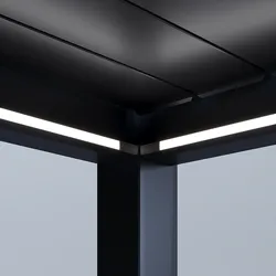 Weide Led Kit 10 Größe Graphitgrau Für Weide Pergola3.0 X 6.0 Meter