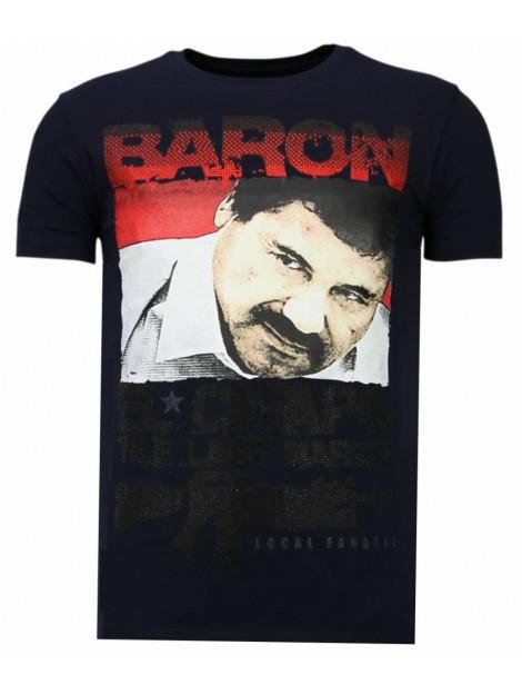 Local Fanatic Cocaine cowboy rhinestone t-shirt