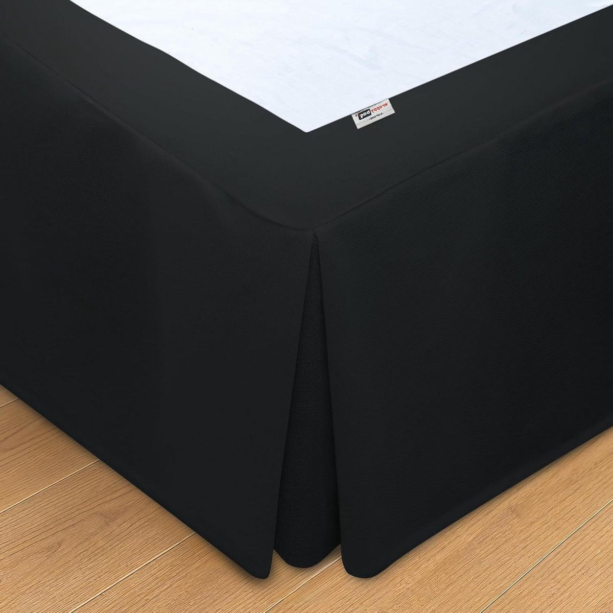 Bedrok Boxspringhoes Zwart - 140 x 200 cm