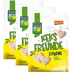 3er-Pack KeksFreunde Zitrone Bio