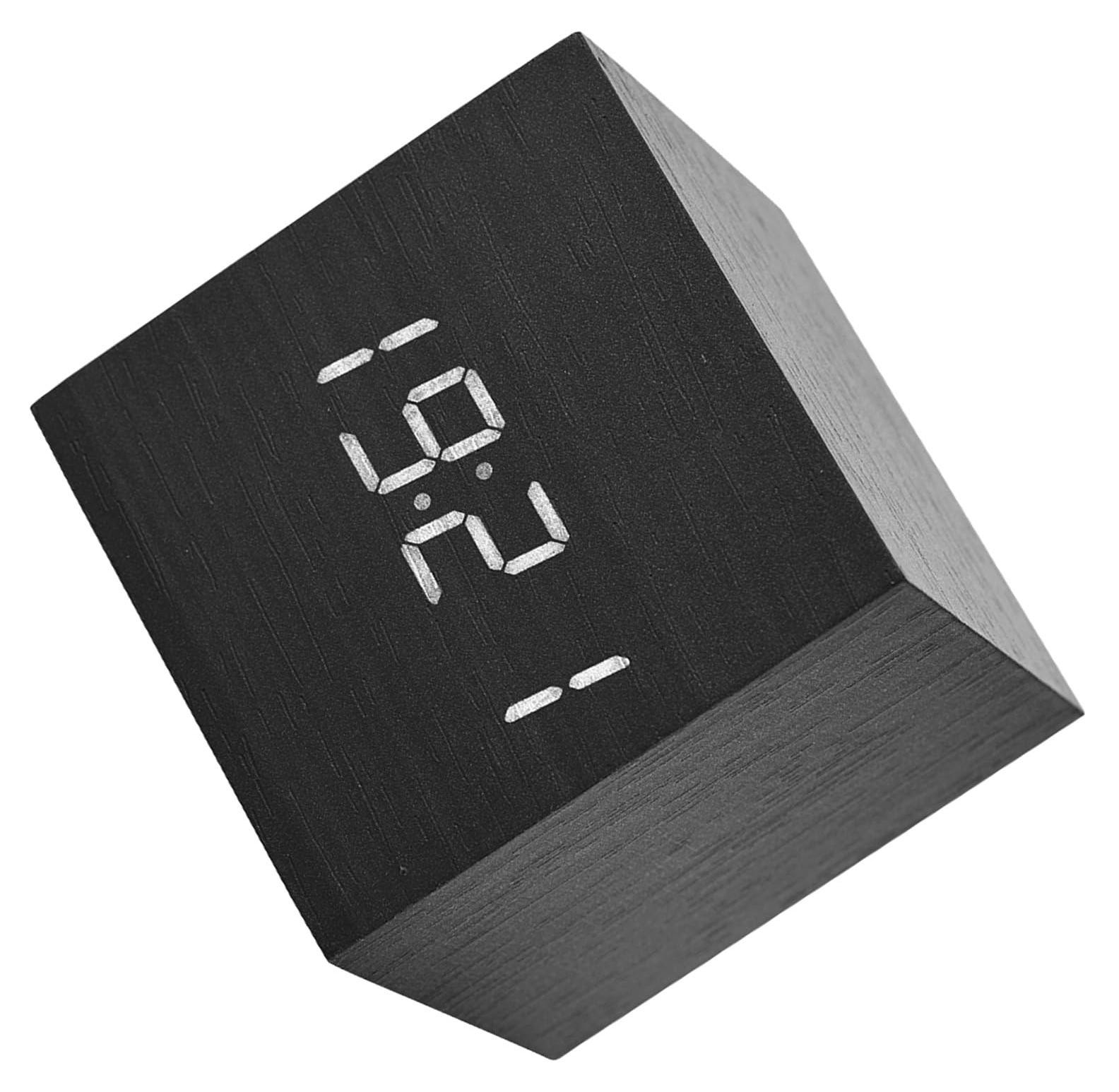 Dripio Digitale LED-kubusklok met wekker, datum en temperatuur