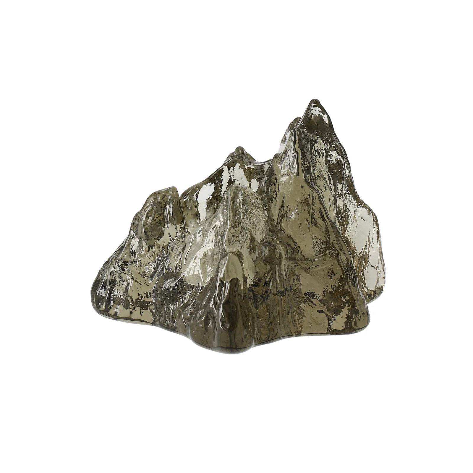 Kosta Boda The Rock waxinelichthouder Taupe 91 mm