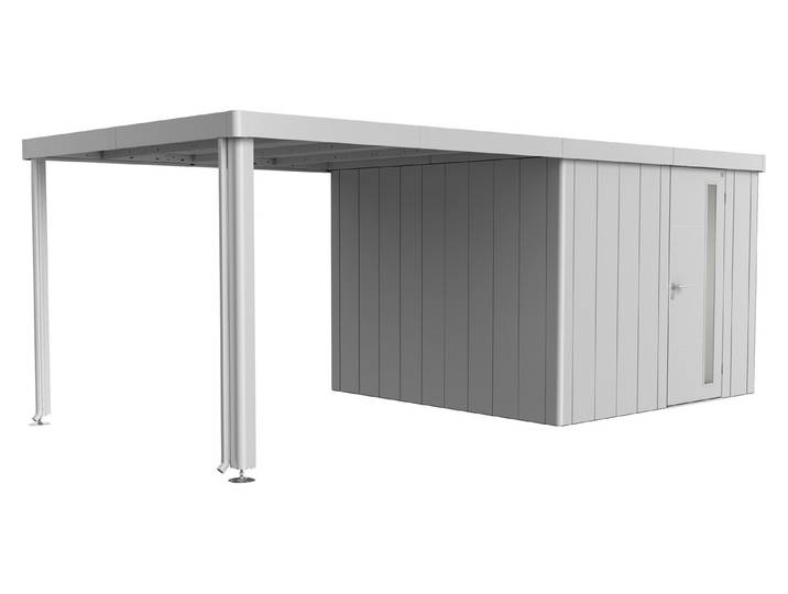 Biohort Seitendach für Gerätehaus Neo 3A/3B/3C/3D Silber